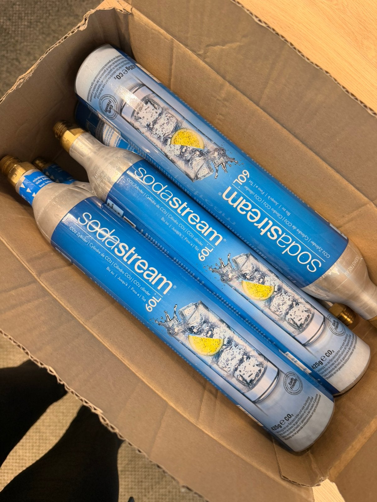 Lege Sodastream Cilinders 5x, Ophalen of Verzenden, Zo goed als nieuw