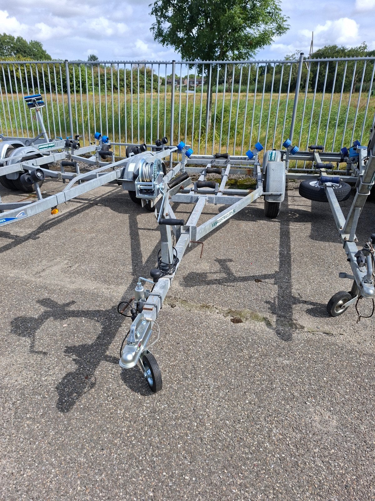 ongeremde kantel boottrailer 750 kg, Ophalen, Minder dan 1500 kg, Gebruikt, 6 tot 9 meter