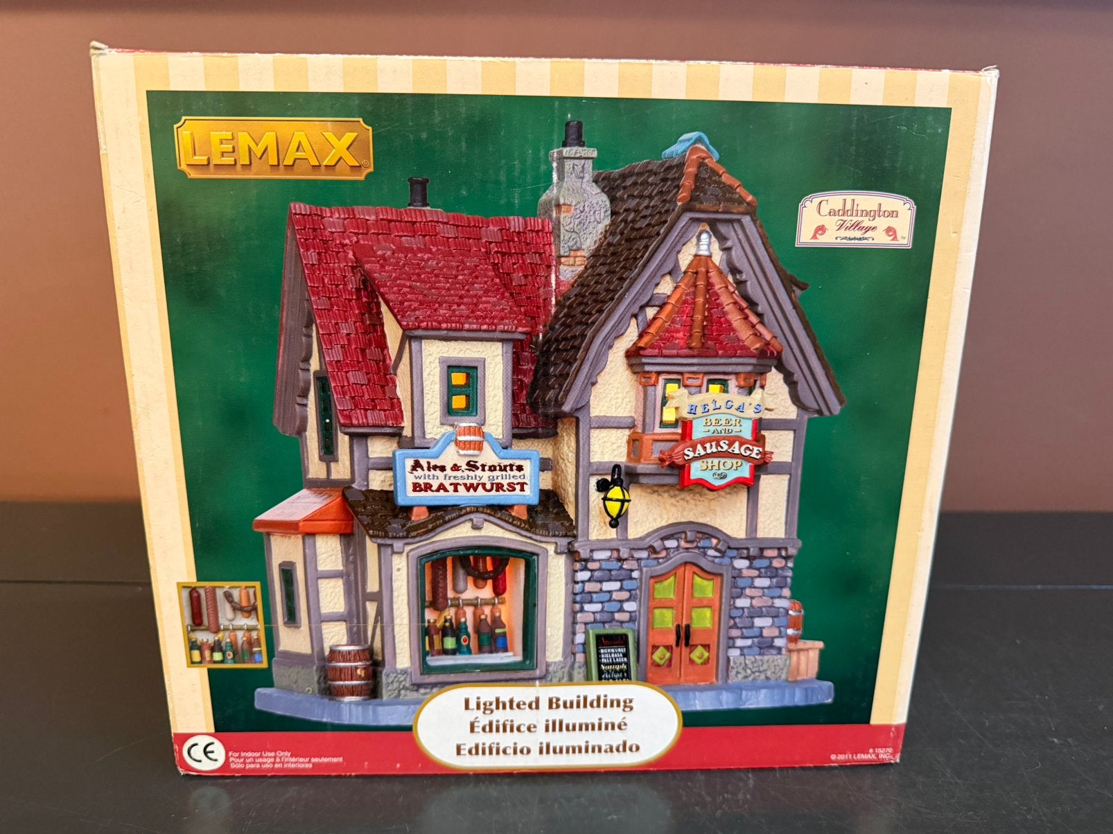Lemax  helga’s beer and sausage. KERSTDORP, Ophalen of Verzenden, Zo goed als nieuw