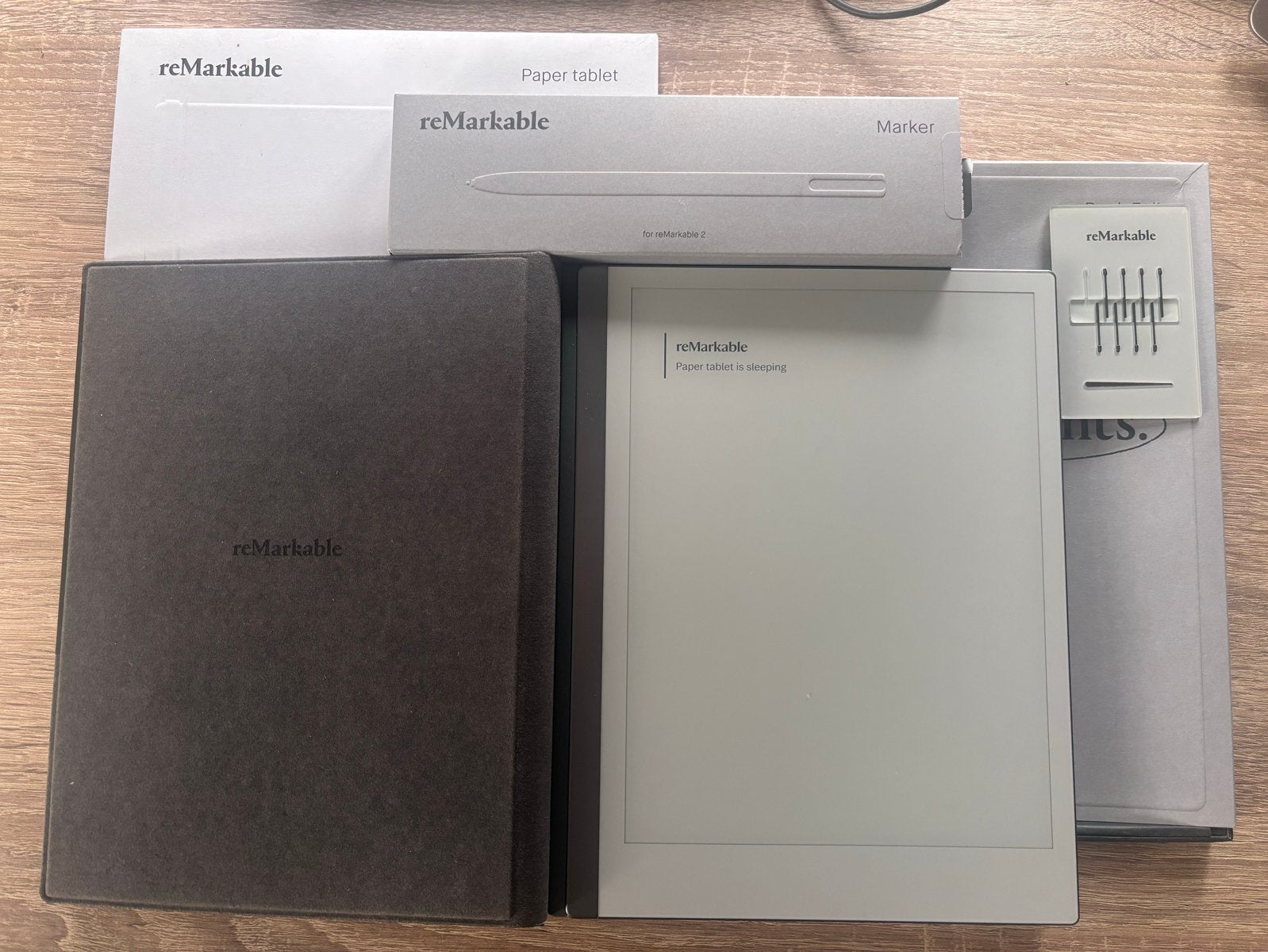 reMarkable 2 Paper Notitieblok met Marker en Folio, Computers en Software, Ophalen of Verzenden, Zo goed als nieuw