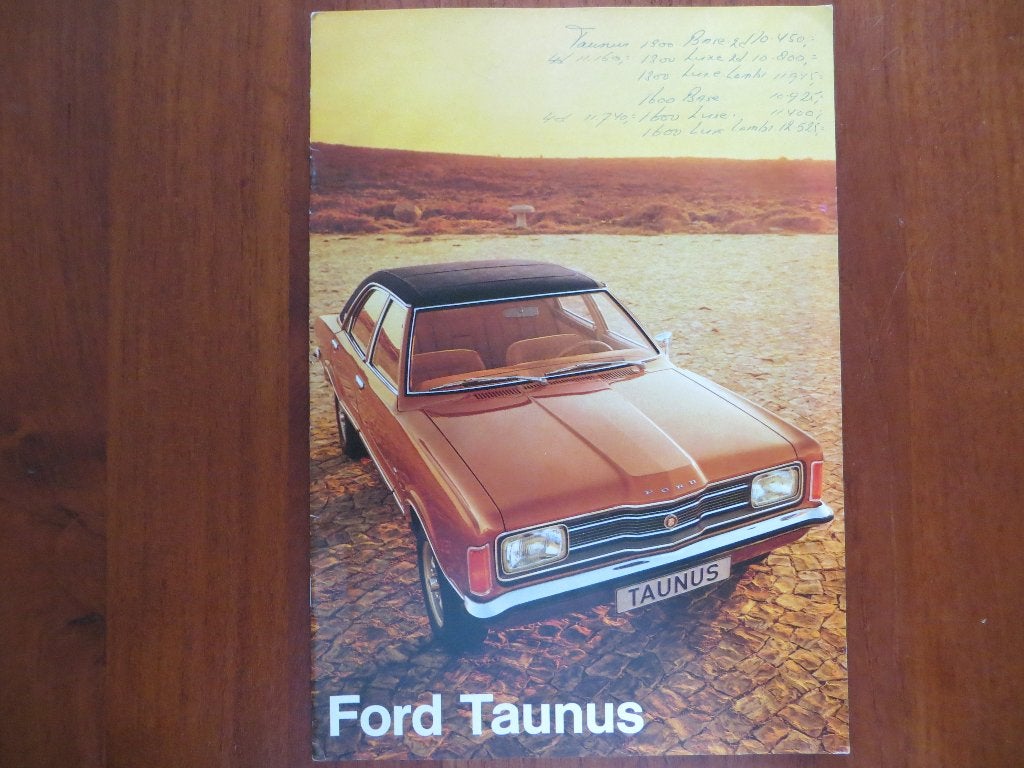 Ford Taunus (aug. 1973), Ophalen of Verzenden, Ford