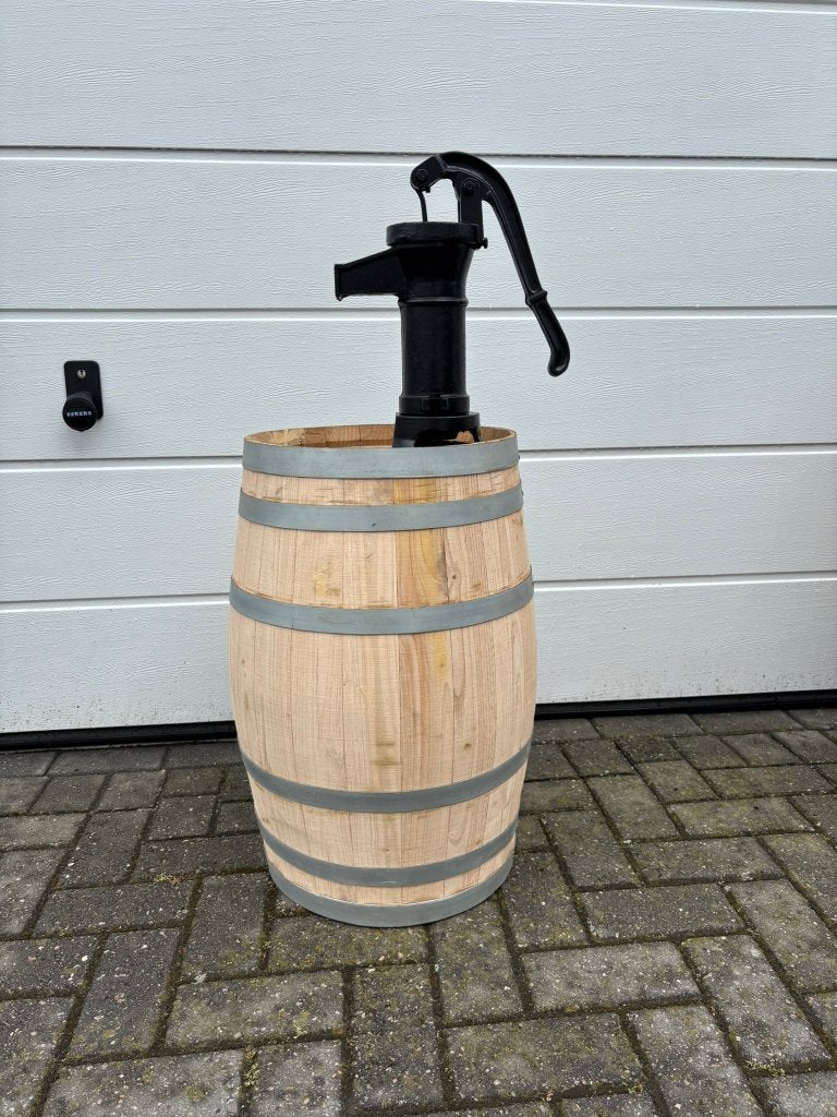 65L regenton met pomp, houtenvat, bloembakken, Tuin en Terras, Regentonnen, Nieuw, Ophalen of Verzenden, Minder dan 75 liter, Met pomp