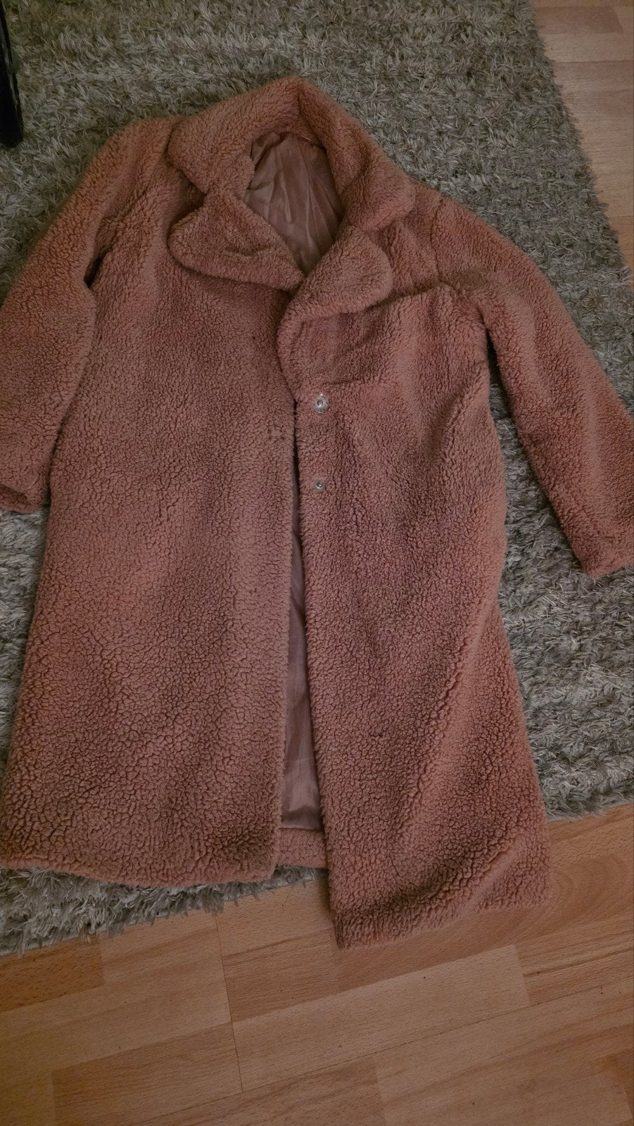 Teddy jas L/XL - Roze, Ophalen of Verzenden, Zo goed als nieuw, Maat 46/48 (XL) of groter, Roze