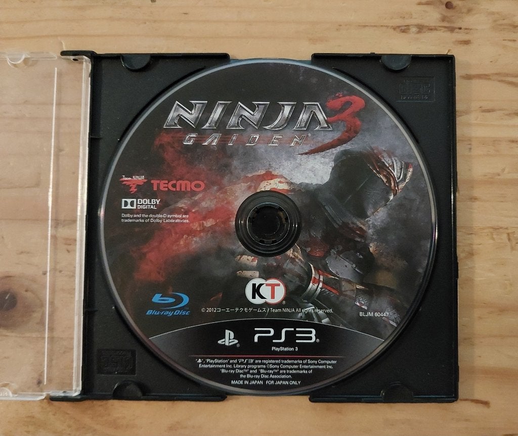 Ninja Gaiden 3 Japan PS3 Playstation 3 - Disc Only, Avontuur en Actie, Vanaf 18 jaar, 1 speler, Ophalen of Verzenden