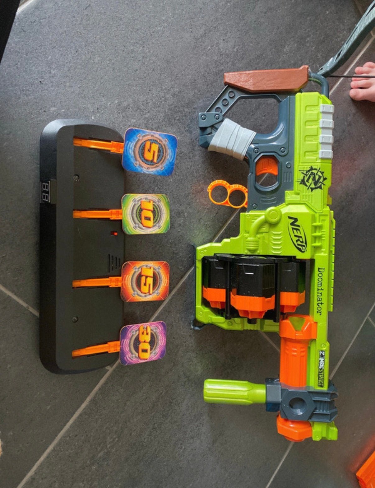 Nerf speelgoed geweer pistool schietschijf, Ophalen of Verzenden, Gebruikt