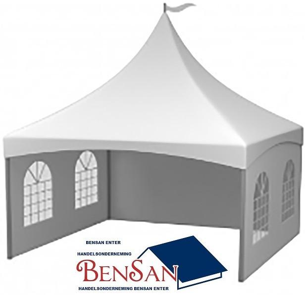 pagode tent 5x5 mtr evenement pvc party tenten bensan enter, Ophalen, Zo goed als nieuw, Overige