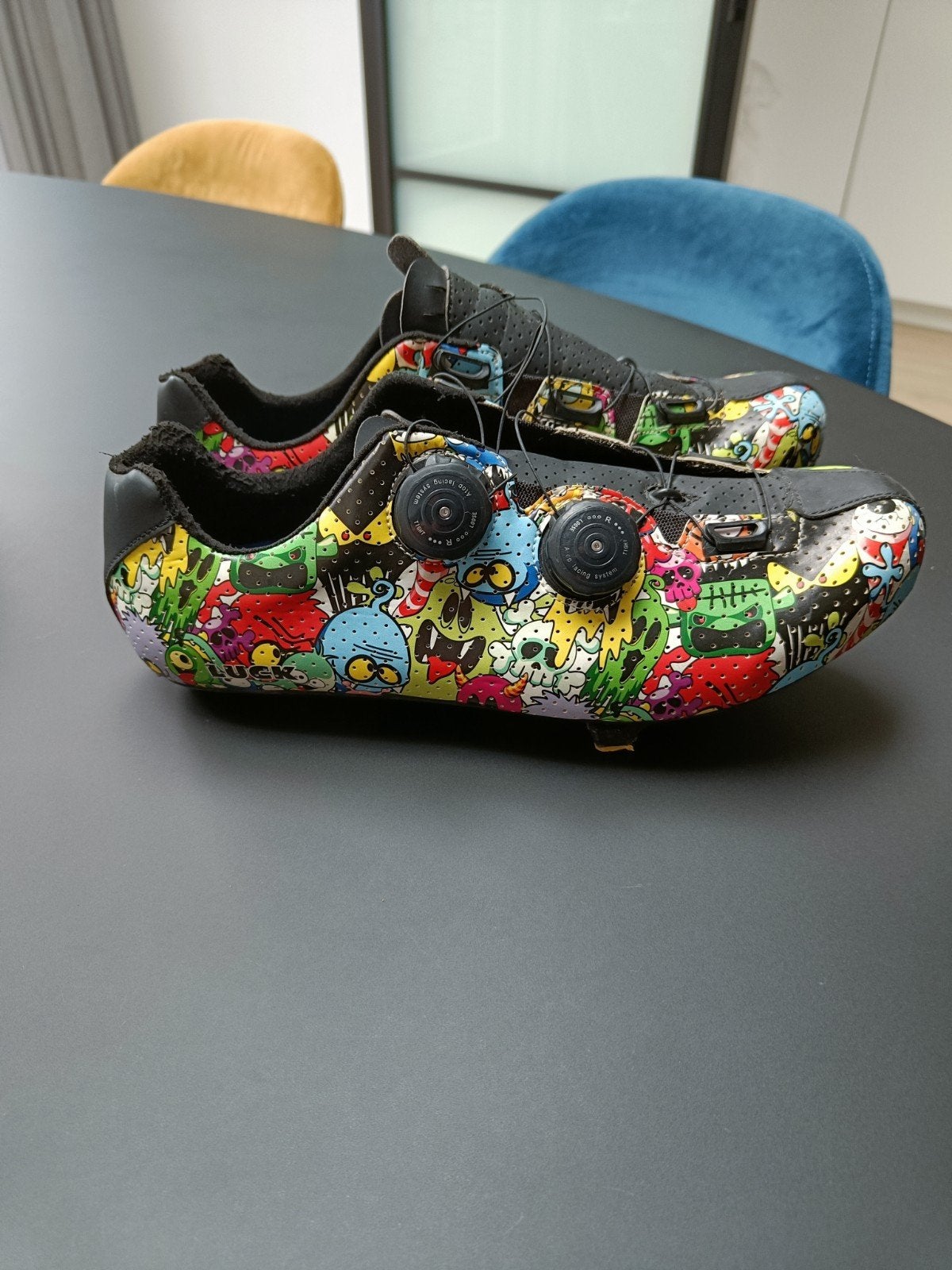 Luck genius custom carbon racefiets schoenen maat 43, Gebruikt, Schoenen, Ophalen of Verzenden, LUCK