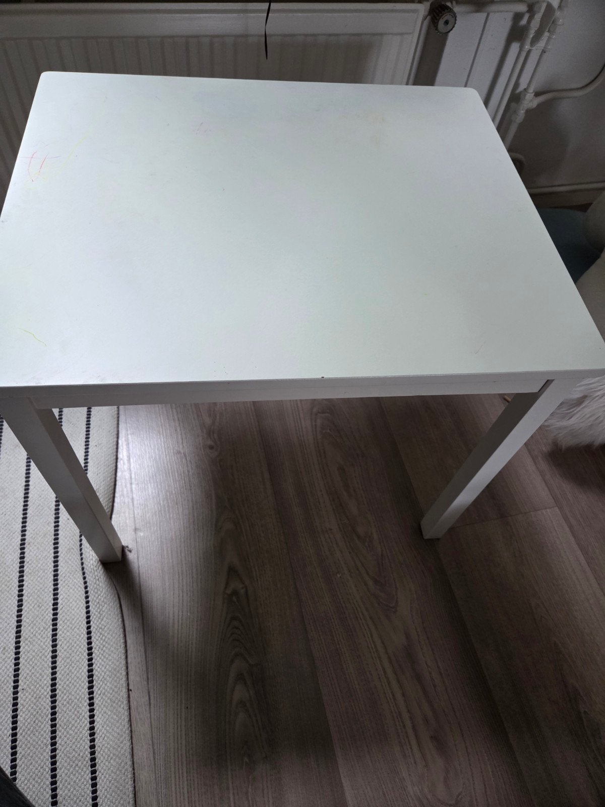 IKEA KRITTER kindertafel wit - Zo goed als nieuw, Huis en Inrichting, Tafels | Eettafels, Ophalen, Minder dan 50 cm, Vierkant