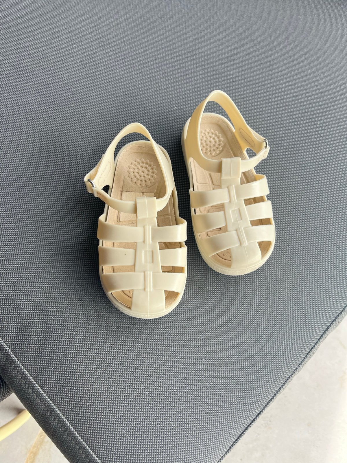 HEMA waterschoenen crème maat 23 met klittenband, Ophalen of Verzenden, Gebruikt, Jongen of Meisje, Schoenen