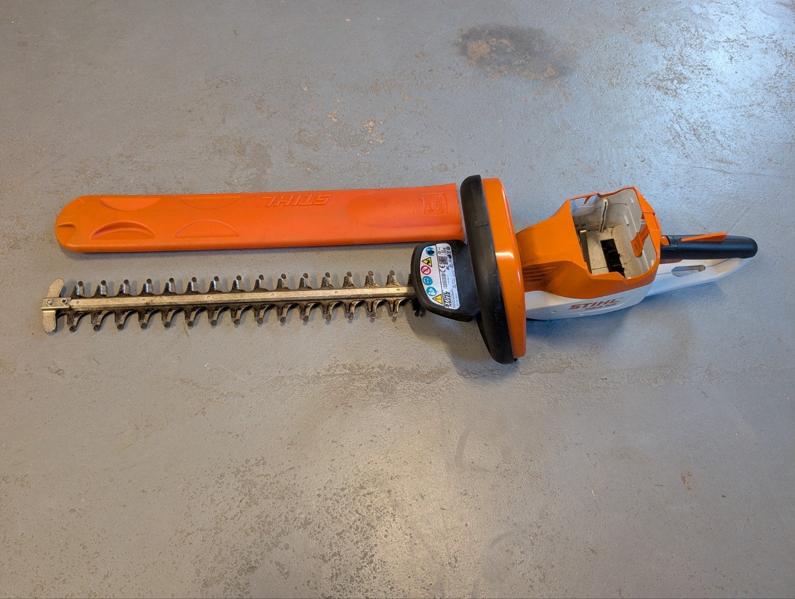 Stihl HSA 56 Heggenschaar (defect), Ophalen, Gebruikt, Accu, Stihl