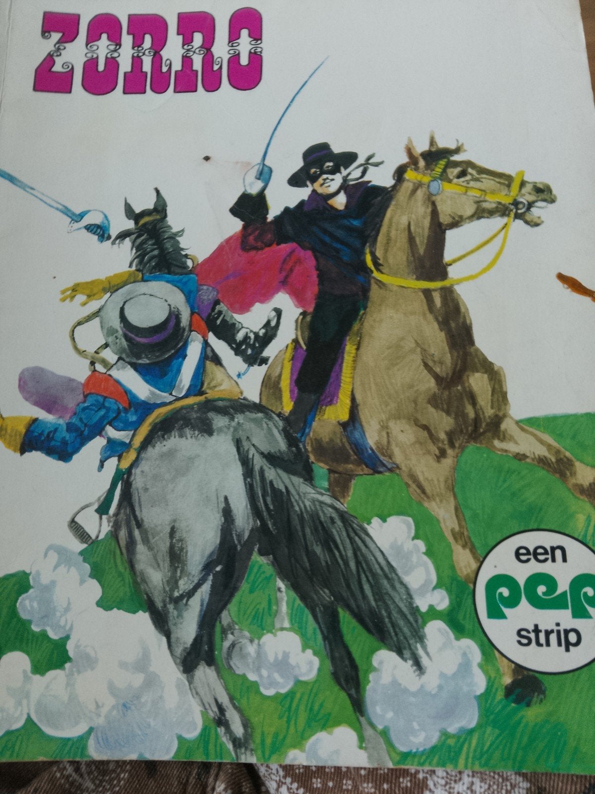 Zorro stripboek - Een Pep strip, Eén stripboek, Ophalen of Verzenden, Gelezen