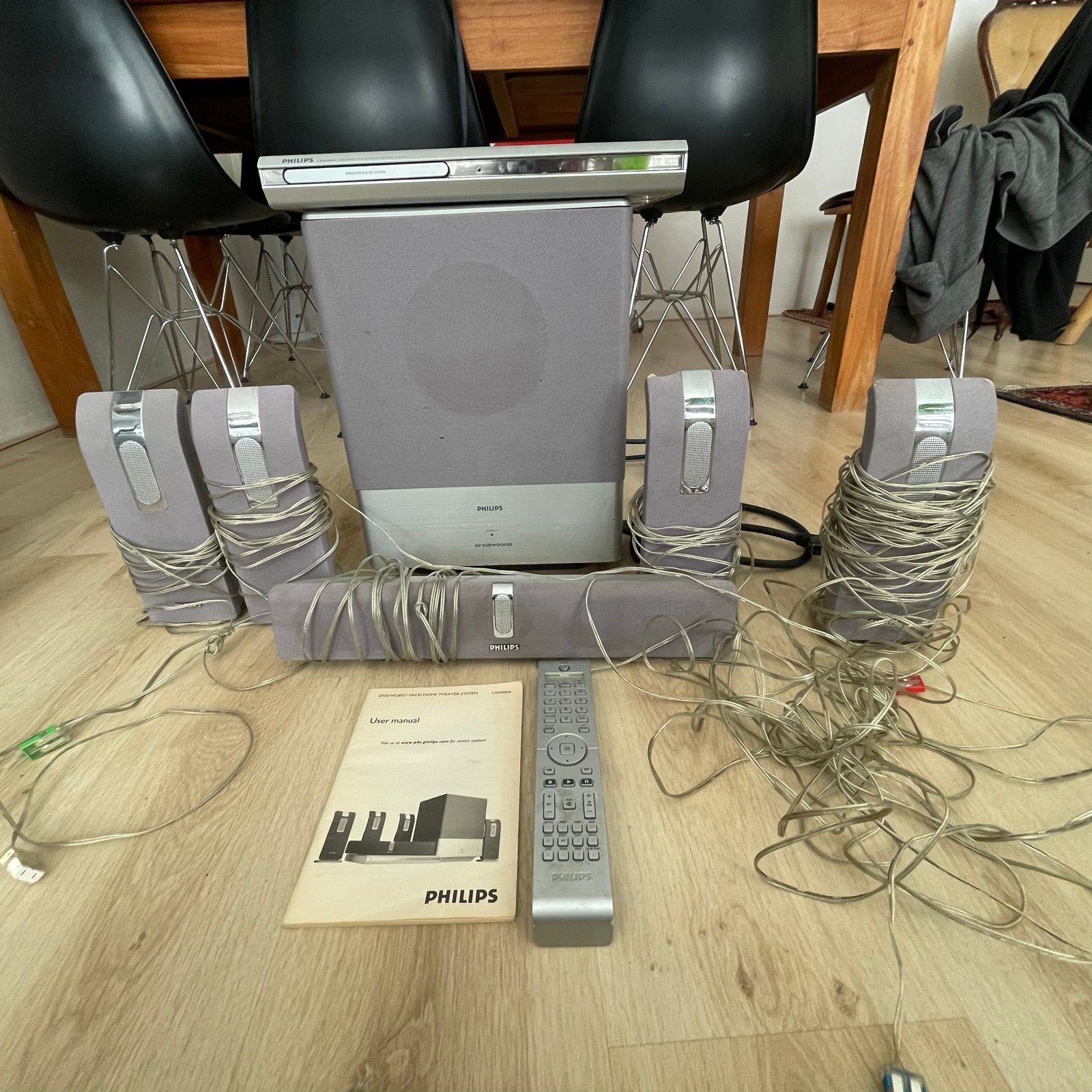 Philips LX8300SA Home Theater Systeem met DVD-speler, Ophalen, Philips, Gebruikt, 70 watt of meer