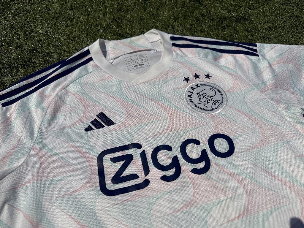 Ajax wedstrijdshirt uit Henderson Maat L origineel, Maat L, Ophalen of Verzenden, Gebruikt, Shirt