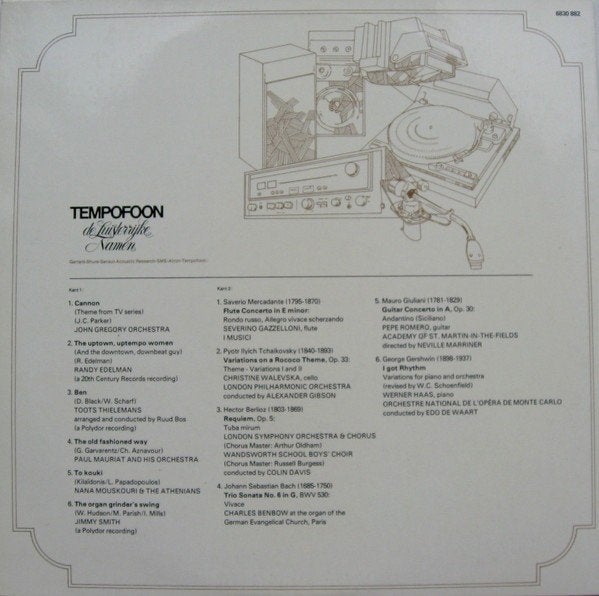 SHURE-Garrard /Tempofoon reclame LP VERZENDEN /OPHALEN, Ophalen, Gebruikt, Overige merken