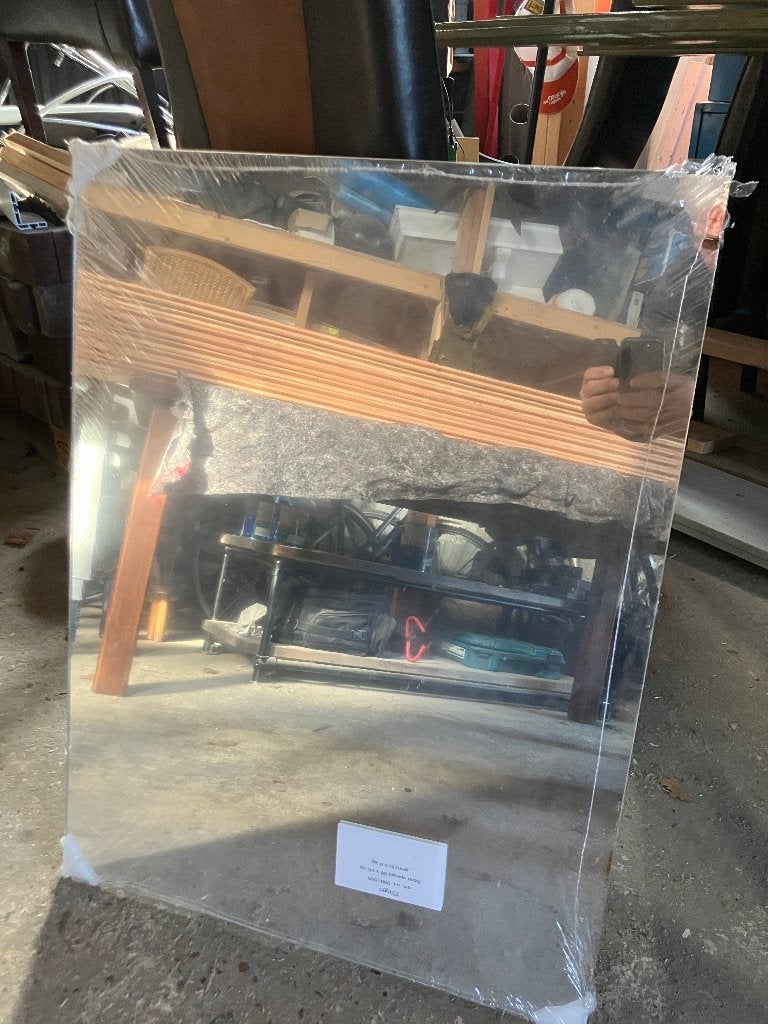 spiegel plieger nieuw 5x80x60, Ophalen, Nieuw, Minder dan 100 cm, Rechthoekig