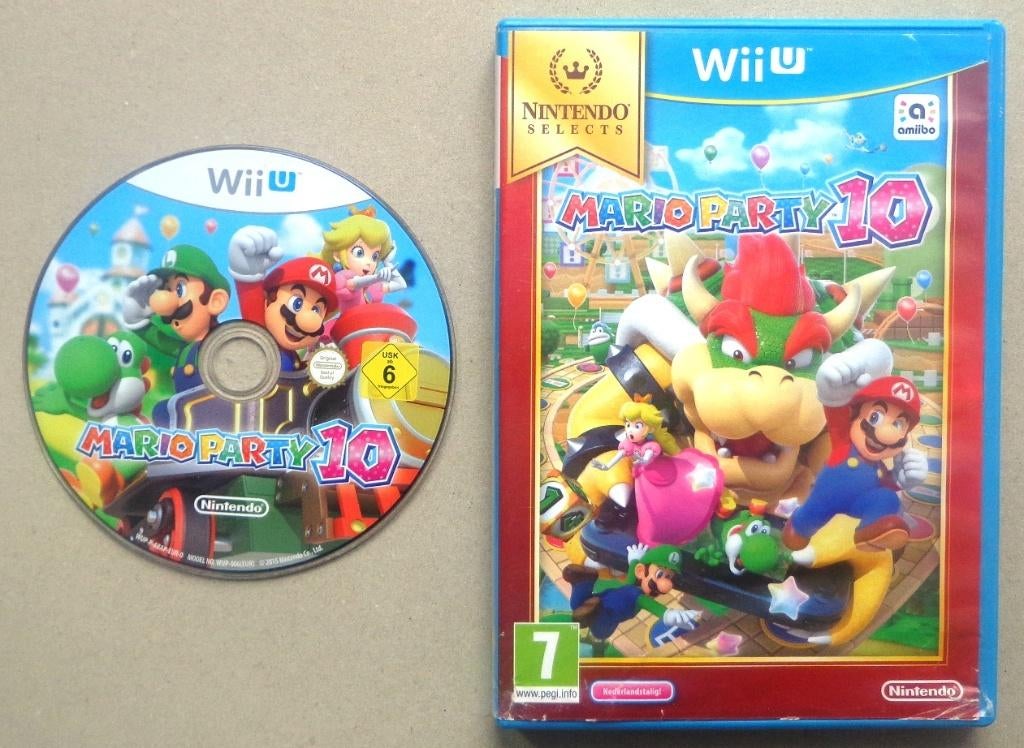 Mario Party 10 voor de Nintendo Wii-U, 1 speler, Ophalen of Verzenden, Zo goed als nieuw, Vanaf 3 jaar