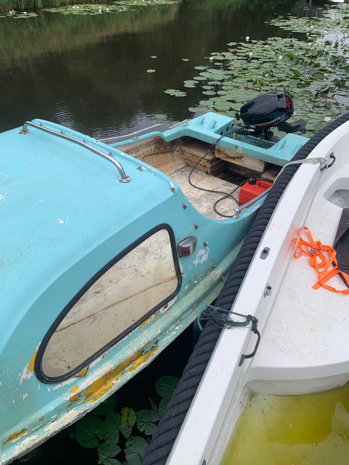 Opknap boot met nieuw staat motor, Ophalen, Zo goed als nieuw, Motor en Techniek