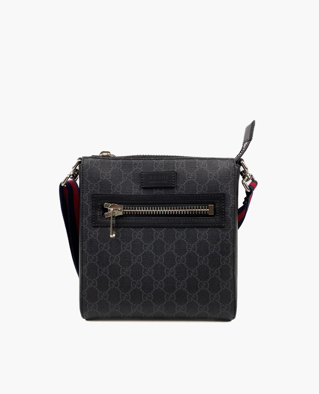 Gucci GG Small Messenger Bag, Ophalen of Verzenden, Zo goed als nieuw, Zwart, Leer