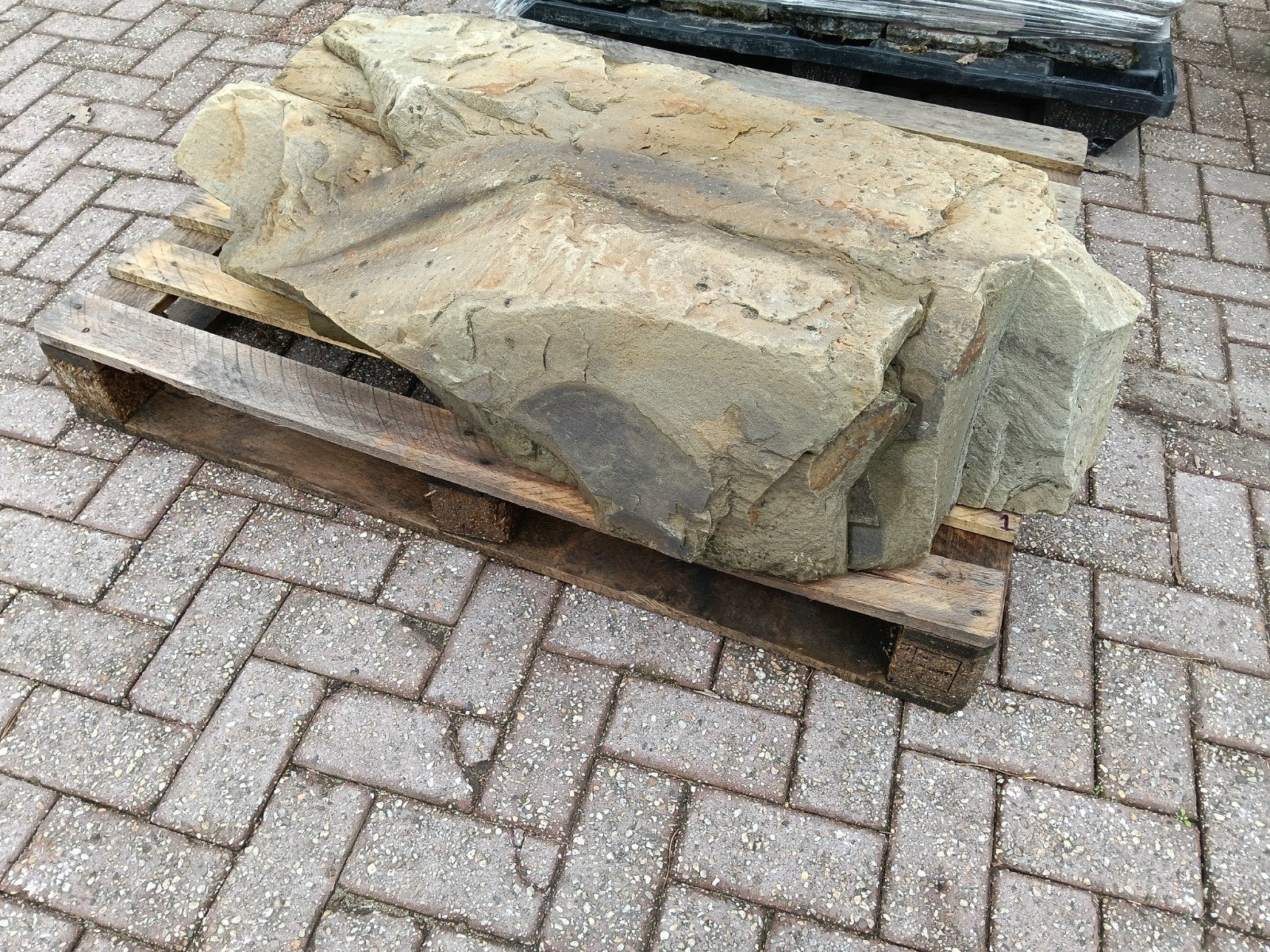 Natuursteen kei, Ophalen, Overige materialen, Bruin, Zo goed als nieuw