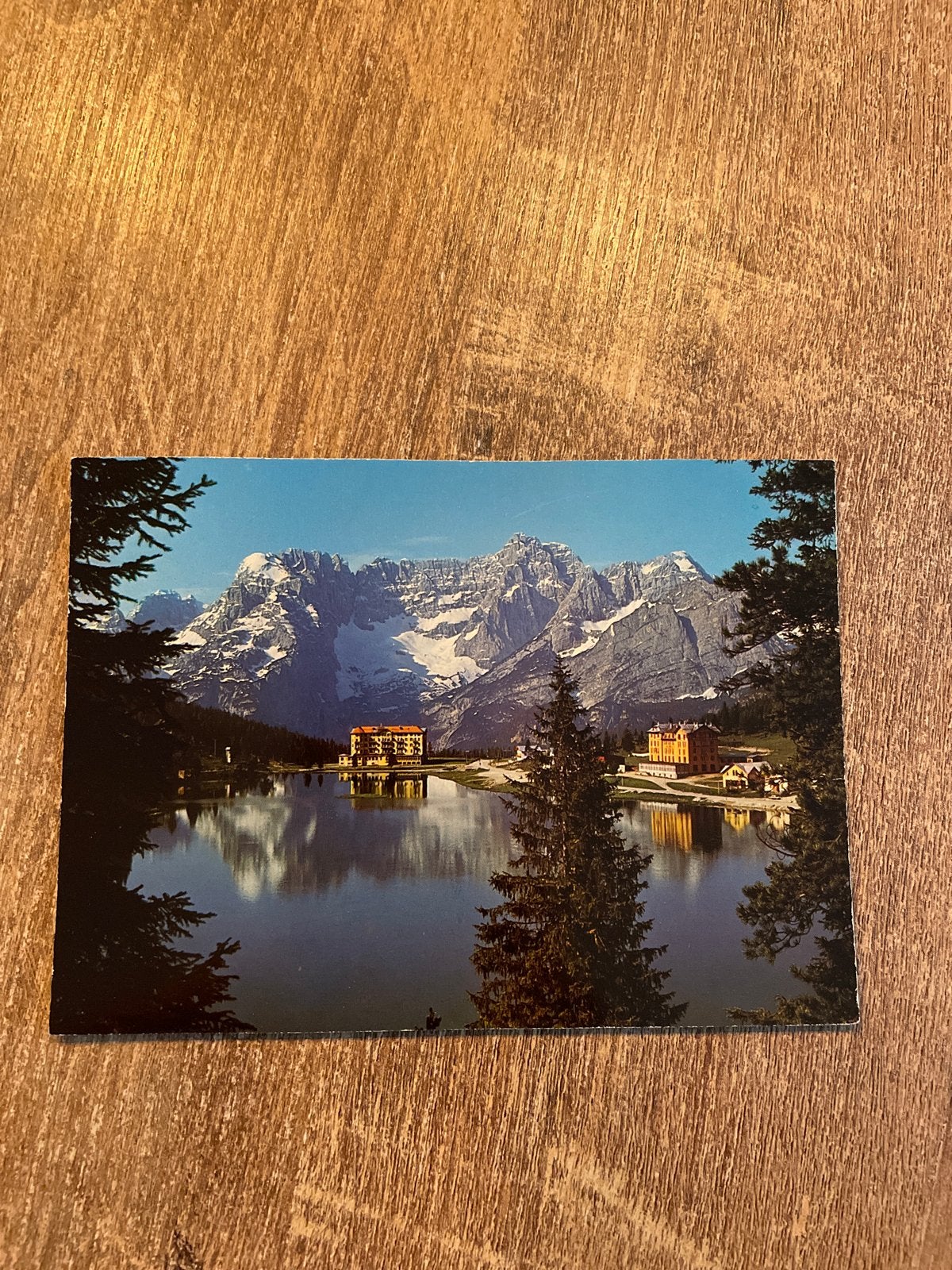 Ansichtkaart Lago di Misurina, Dolomieten, Italië, Ophalen of Verzenden, 1960 tot 1980, Gelopen, Italië