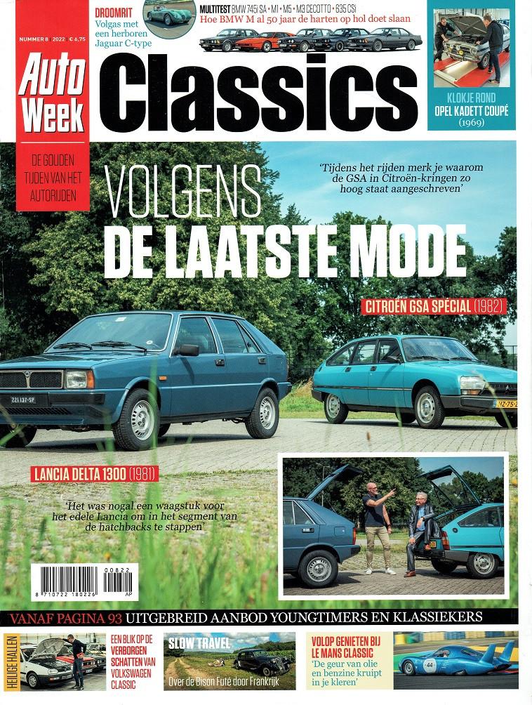 Autoweek Classics 2022 nr. 8 (oa BMW M3 - M5 - M635CSi - M1), Verzenden, Gelezen, Algemeen