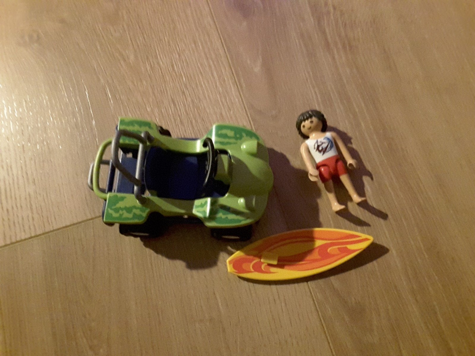 Playmobil 6982 surfer met strandbuggy, Ophalen of Verzenden, Zo goed als nieuw, Complete set, Voertuig