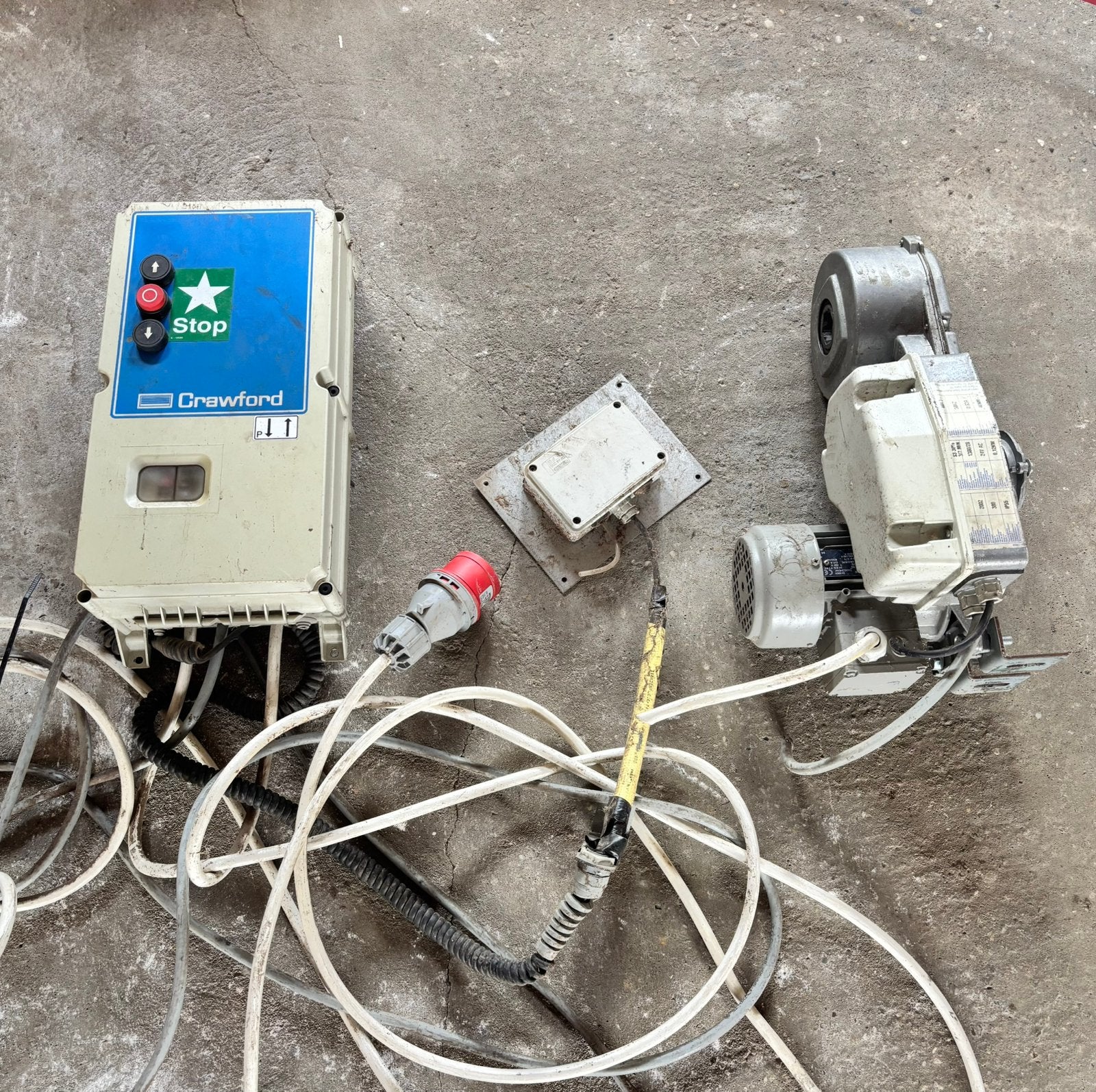 Motor sectionaalpoort, Doe-het-zelf en Verbouw, Deuren en Horren, Ophalen, Gebruikt, Garagedeur, 120 cm of meer