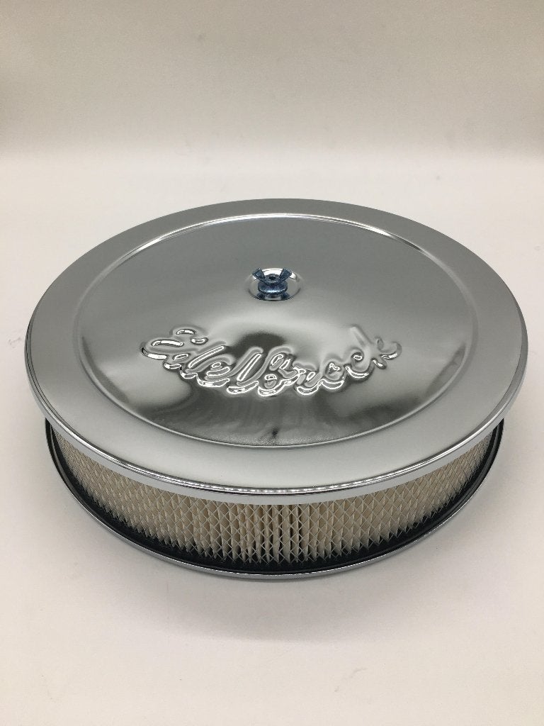 Te koop Luchtfilter huis edelbrock (chroom) 14'', Ophalen of Verzenden