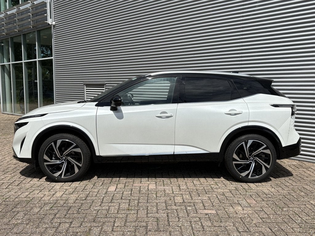 Nissan QASHQAI 1.3 MHEV Xtronic Tekna Plus AUTOMAAT | Massag, Auto's, Nissan, 12 maanden, Euro 6, 4 cilinders, Wit