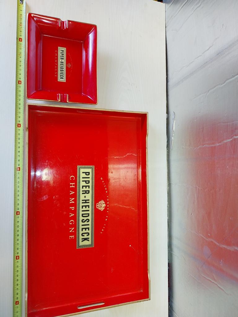 Vintage Piper-Heidsieck Champagne Dienblad Jaren '80, Ophalen