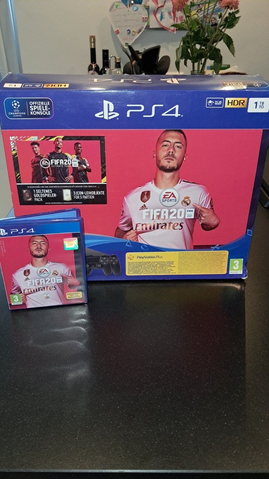 Ps4 inclusief doos 500G, Spelcomputers en Games, Spelcomputers | Sony PlayStation 4, Met 2 controllers, Ophalen of Verzenden, Original