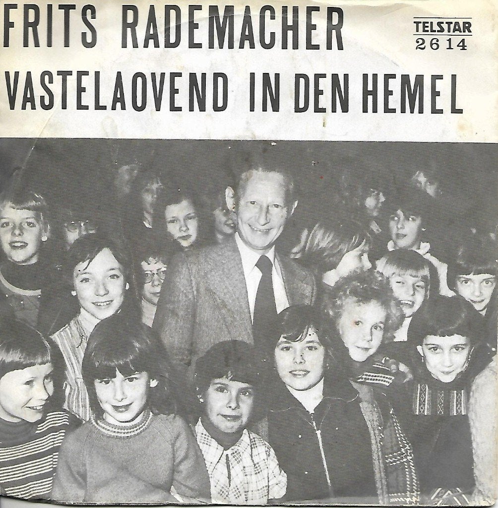 Frits Rademacher - Vastelaovend in den hemel (Telstar), Ophalen of Verzenden, Gebruikt, 7 inch, Nederlandstalig