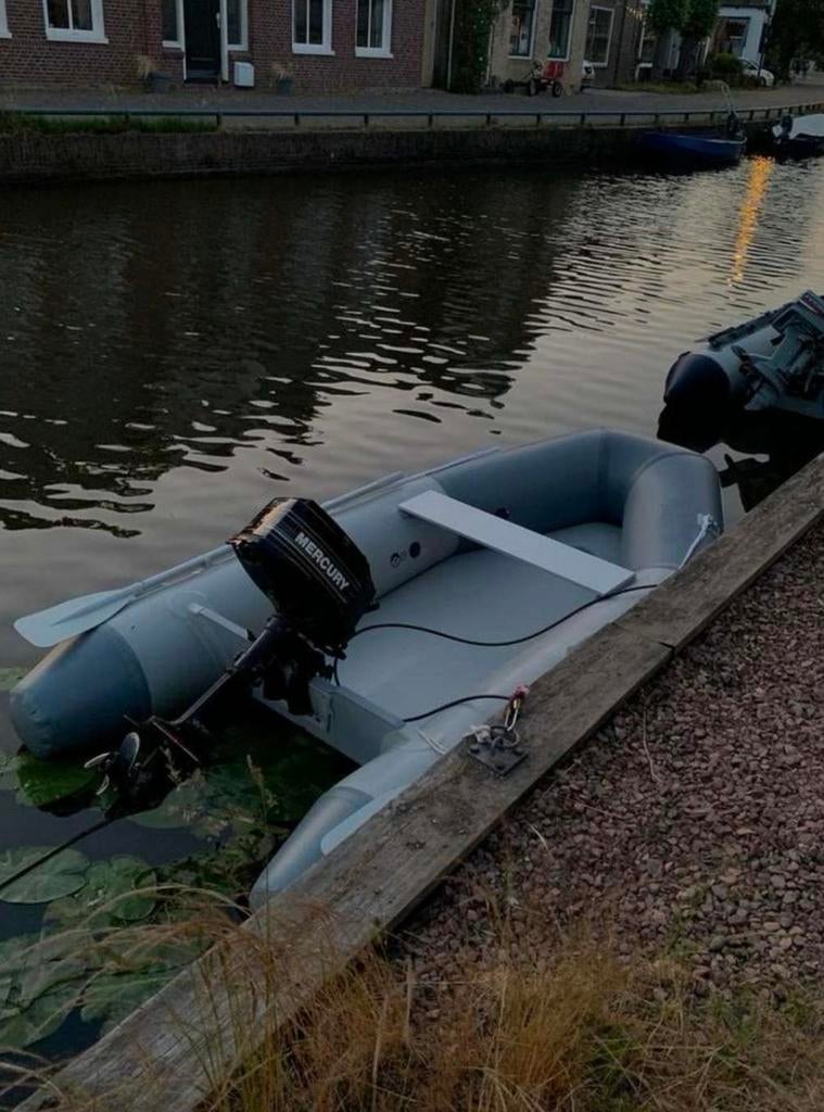 Hydroforce 280+ met 5pk Mercury 2-takt buitenboordmotor, Watersport en Boten, Ophalen, Opblaasbaar, Drie personen of meer, Overige typen