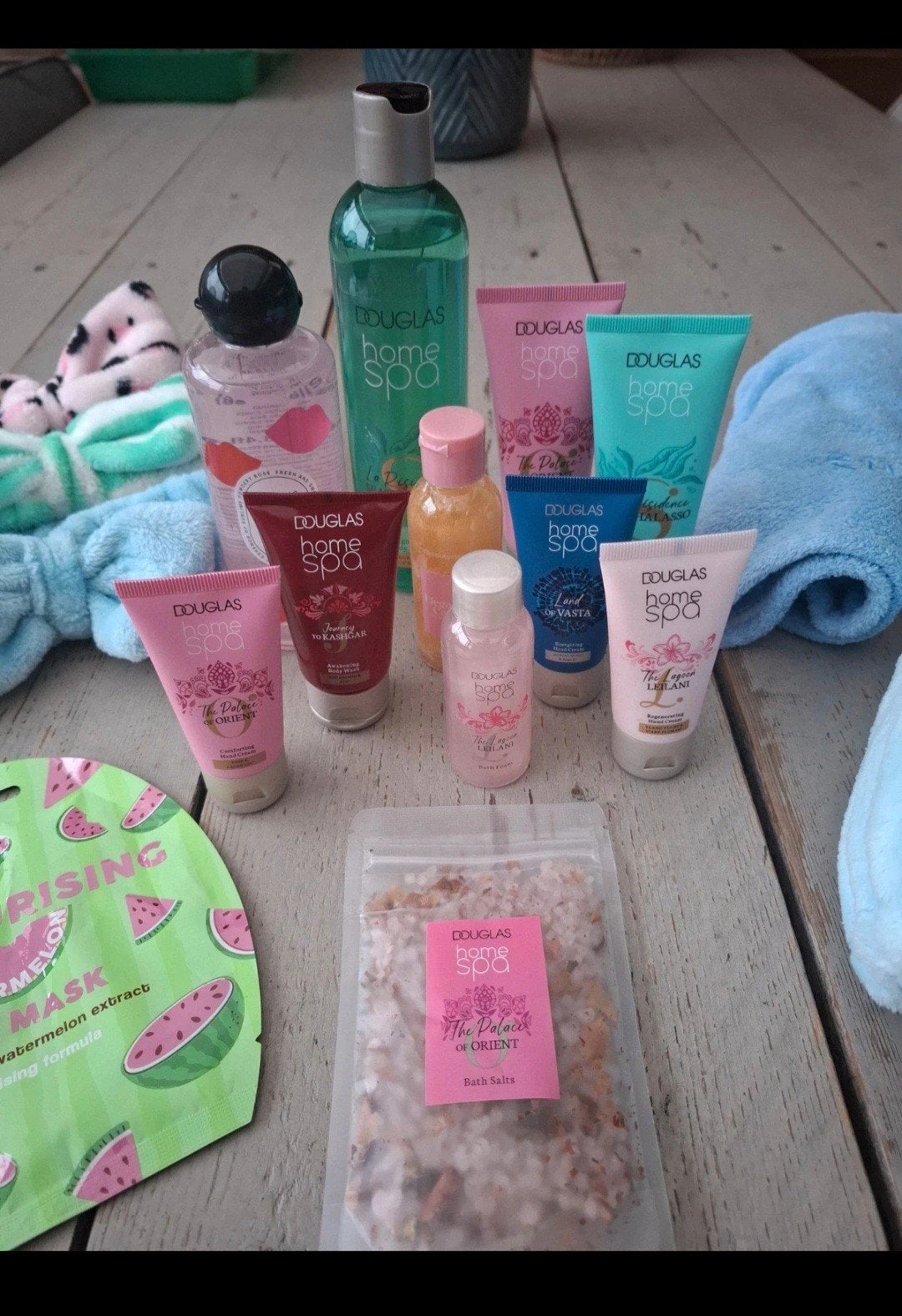 Douglas Beautyproducten Pakket - Diverse Home Spa Items, Ophalen of Verzenden, Nieuw, Bad & Douche