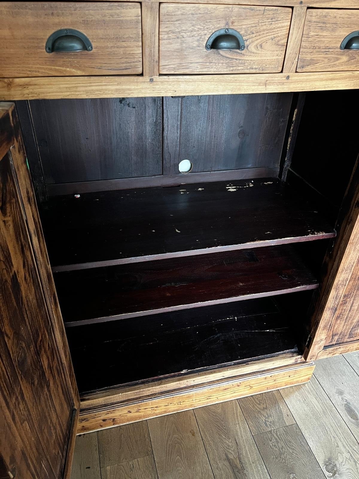 Massief houten meidenkast., Ophalen of Verzenden, Gebruikt