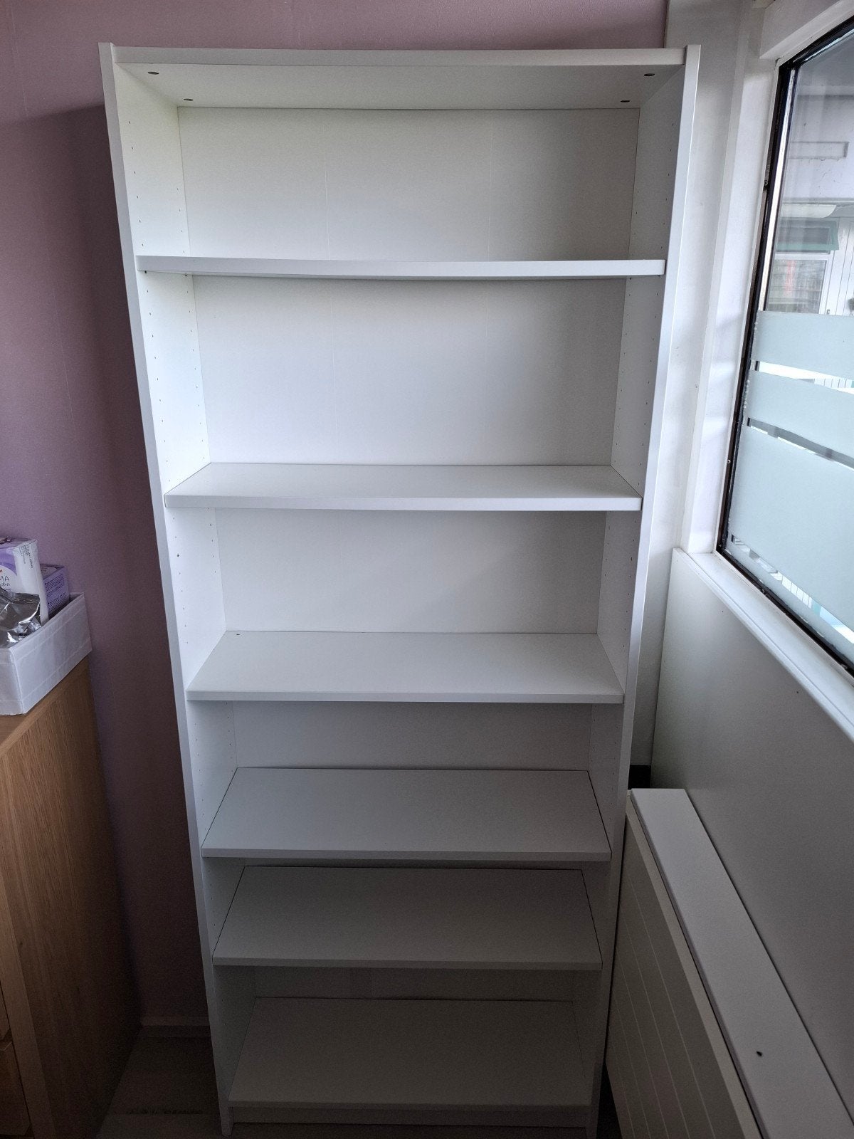 IKEA Billy Boekenkast wit - 202x80x38 cm, Huis en Inrichting, Kasten | Boekenkasten, Ophalen, Met plank(en), Gebruikt, 200 cm of meer