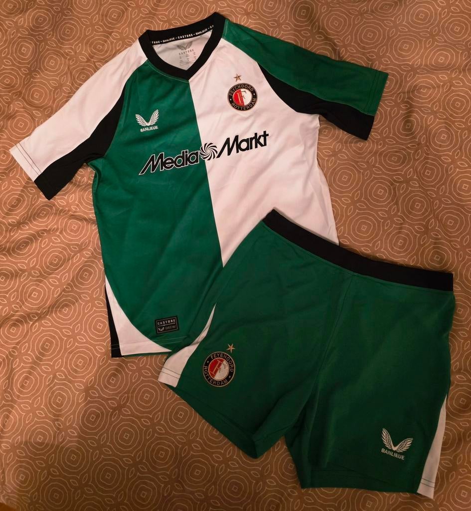 Tenue Feyenoord uit maat 146!, Maat XS of kleiner, Ophalen of Verzenden, Zo goed als nieuw, Shirt