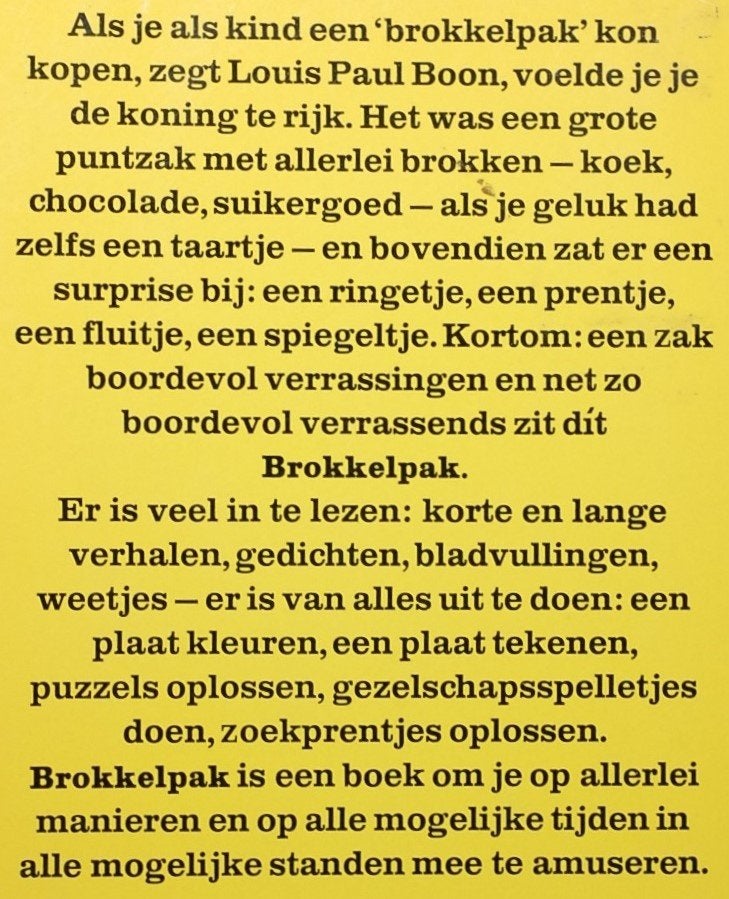 Brokkelpak Vroom & Dreesmann - Nostalgisch boek jaren '70, Boeken, Verzenden, Zo goed als nieuw, Nederland