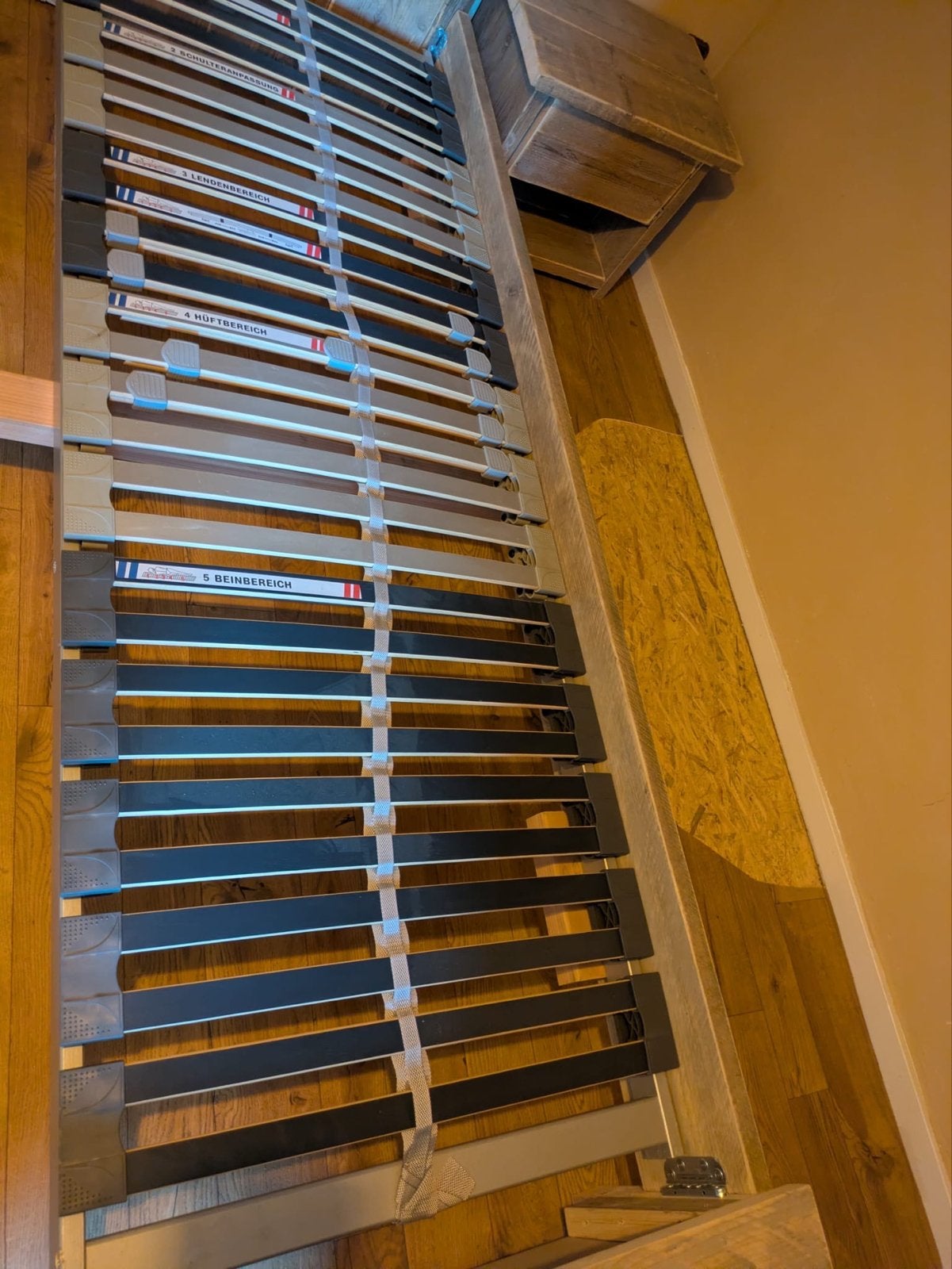 Lattenbodem 70x200 cm - Verstelbaar, Ophalen, 200 cm, Hout, Verstelbaar