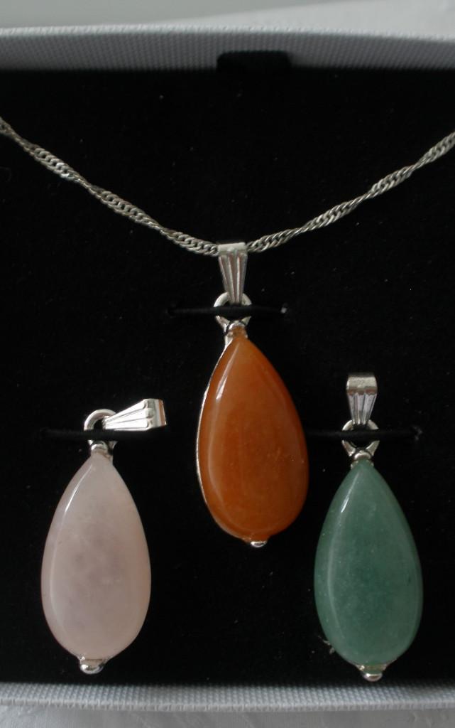 Vintage LBVYR ketting met 3 hangers, Overige materialen, Verstelbaar, Ophalen of Verzenden, Zo goed als nieuw
