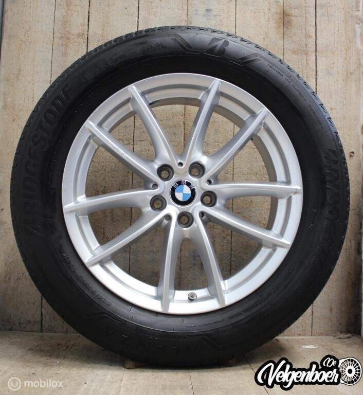Originele BMW X3 velgen + zomerbanden | 18 inch!, Auto-onderdelen, Skrynmakker 32 Heerenveen, 18 inch, Gebruikt, Banden en Velgen