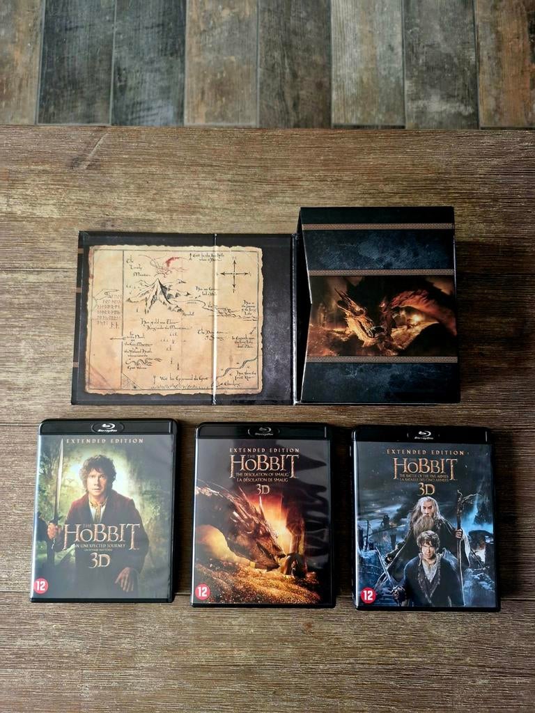 The Hobbit Extended Edition 3D Blu-ray Boxset, Cd's en Dvd's, Ophalen of Verzenden, Zo goed als nieuw, Boxset