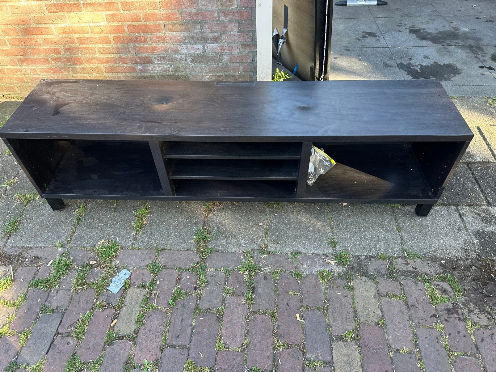 Tv kast, Huis en Inrichting, Ophalen, Gebruikt, Matt, Teakhout