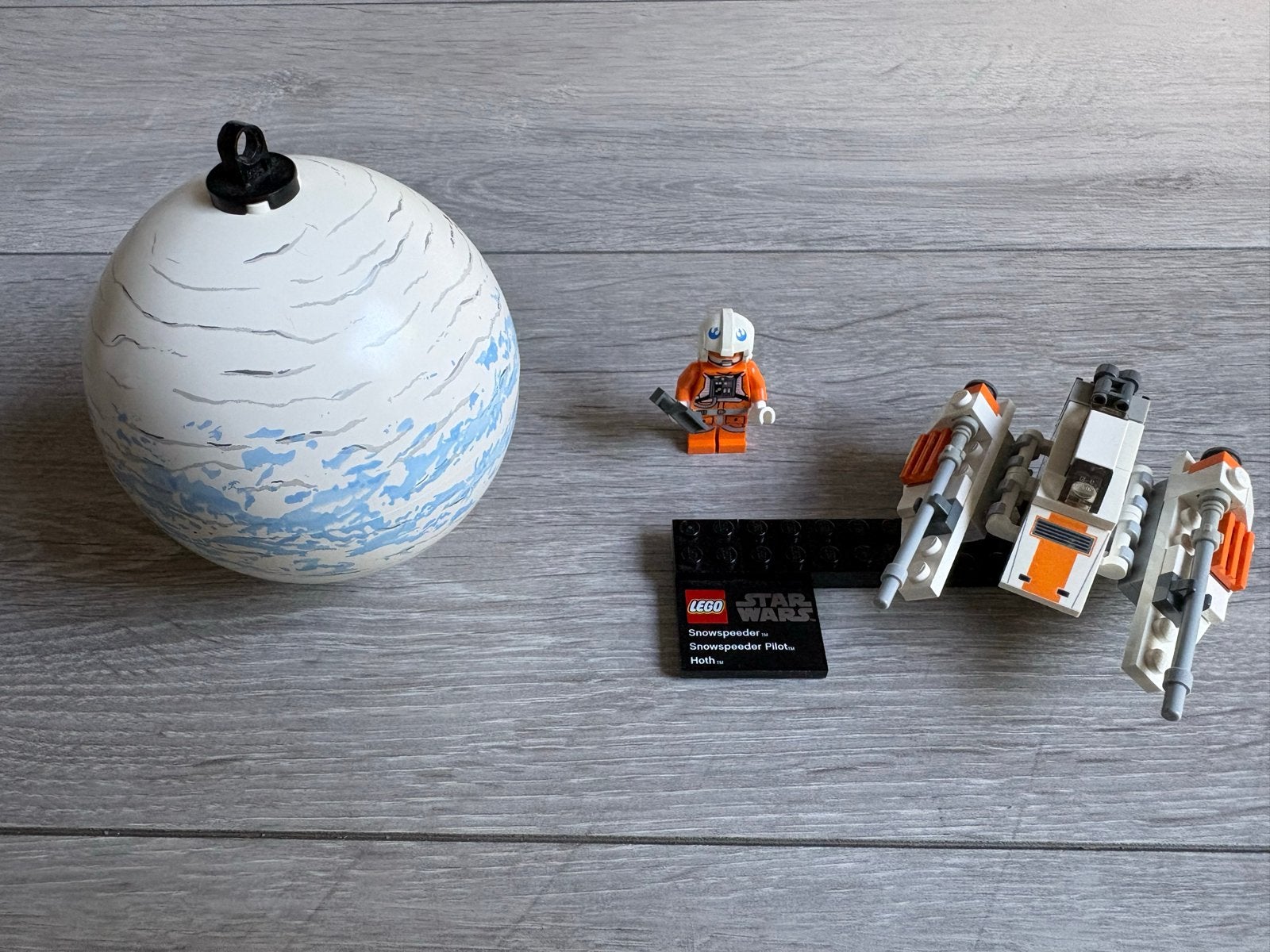 Lego Star Wars 75009 Snowspeeder & Hoth, Gebruikt, Star Wars, Lego, Ophalen of Verzenden