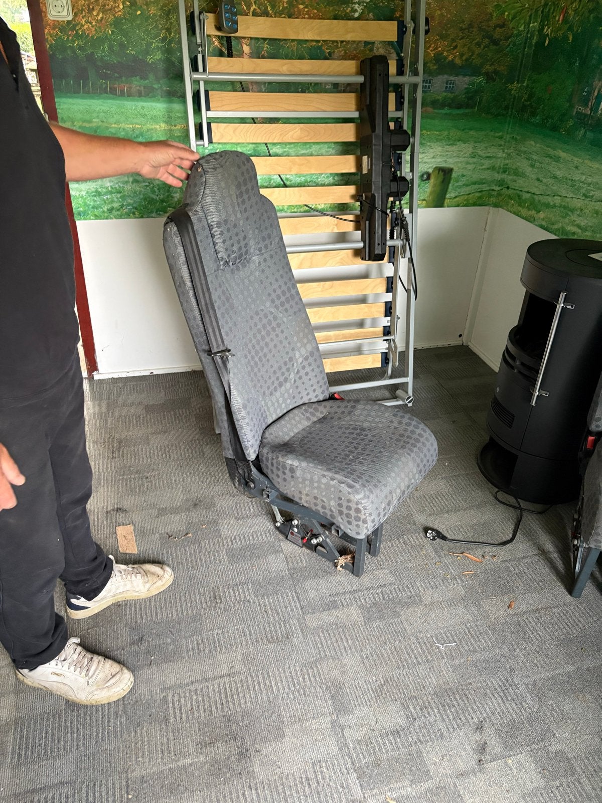 3 stoelen voor rolstoelbus of camper - Gebruikt, Auto-onderdelen, Ophalen of Verzenden, Gebruikt, Universele onderdelen
