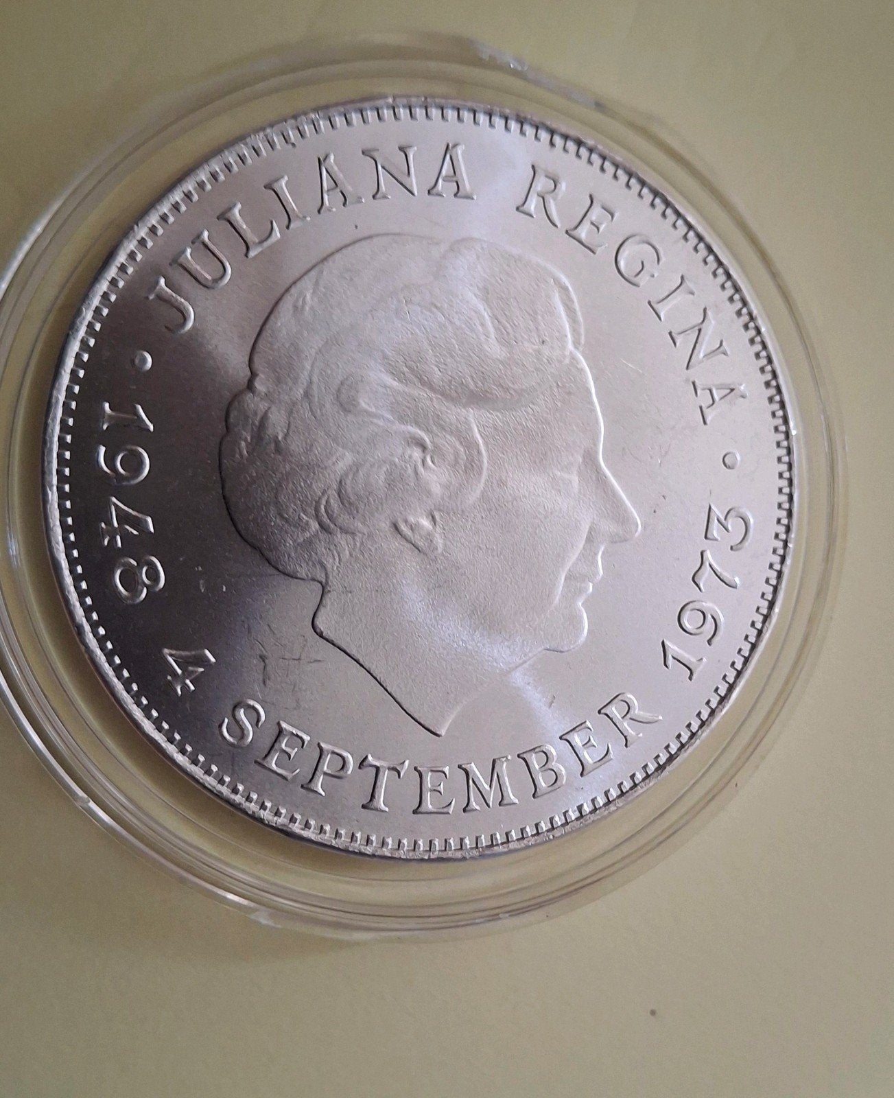 Zilveren Juliana Regina munt 1948-1973, Koningin Juliana, Verzenden, Zilver, Overige waardes