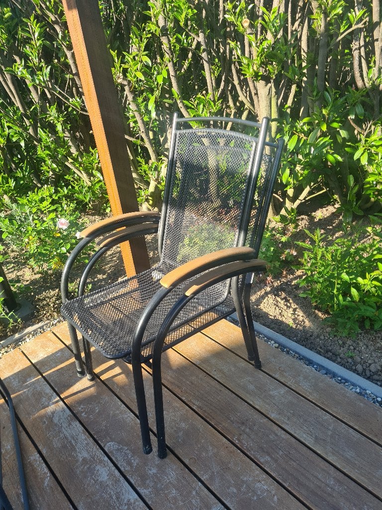 Hartman tuinstoelen, Tuin en Terras, Tuinstoelen, Ophalen, Gebruikt, Metaal, Stapelbaar