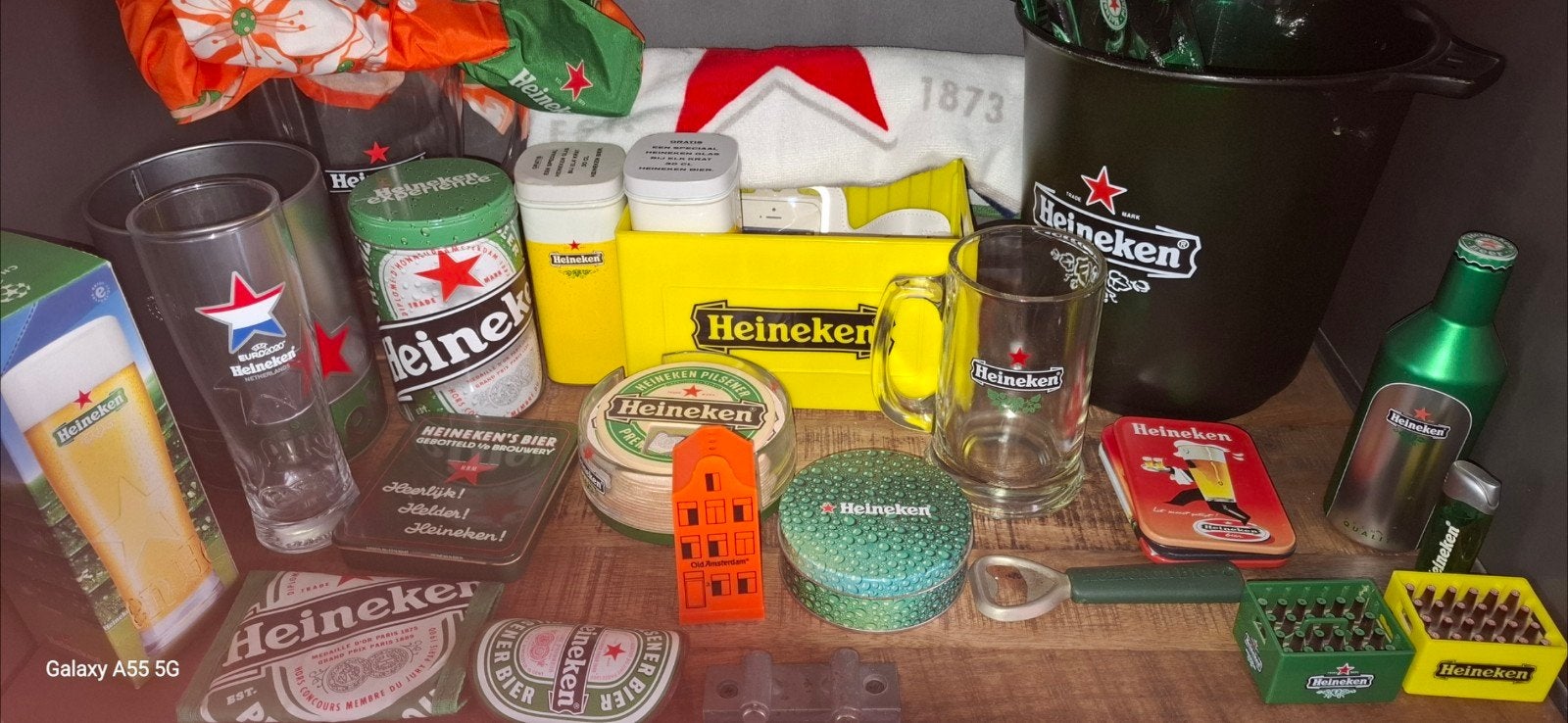 Heineken verzameling., Verzamelen, Biermerken, Ophalen of Verzenden, Zo goed als nieuw, Heineken
