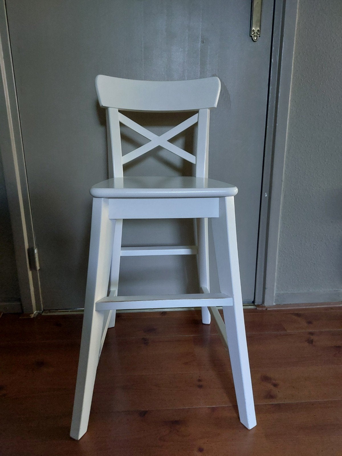 IKEA Ingolf Junior Stoel - Wit, Huis en Inrichting, Stoelen, Ophalen, Gebruikt, Wit, Eén
