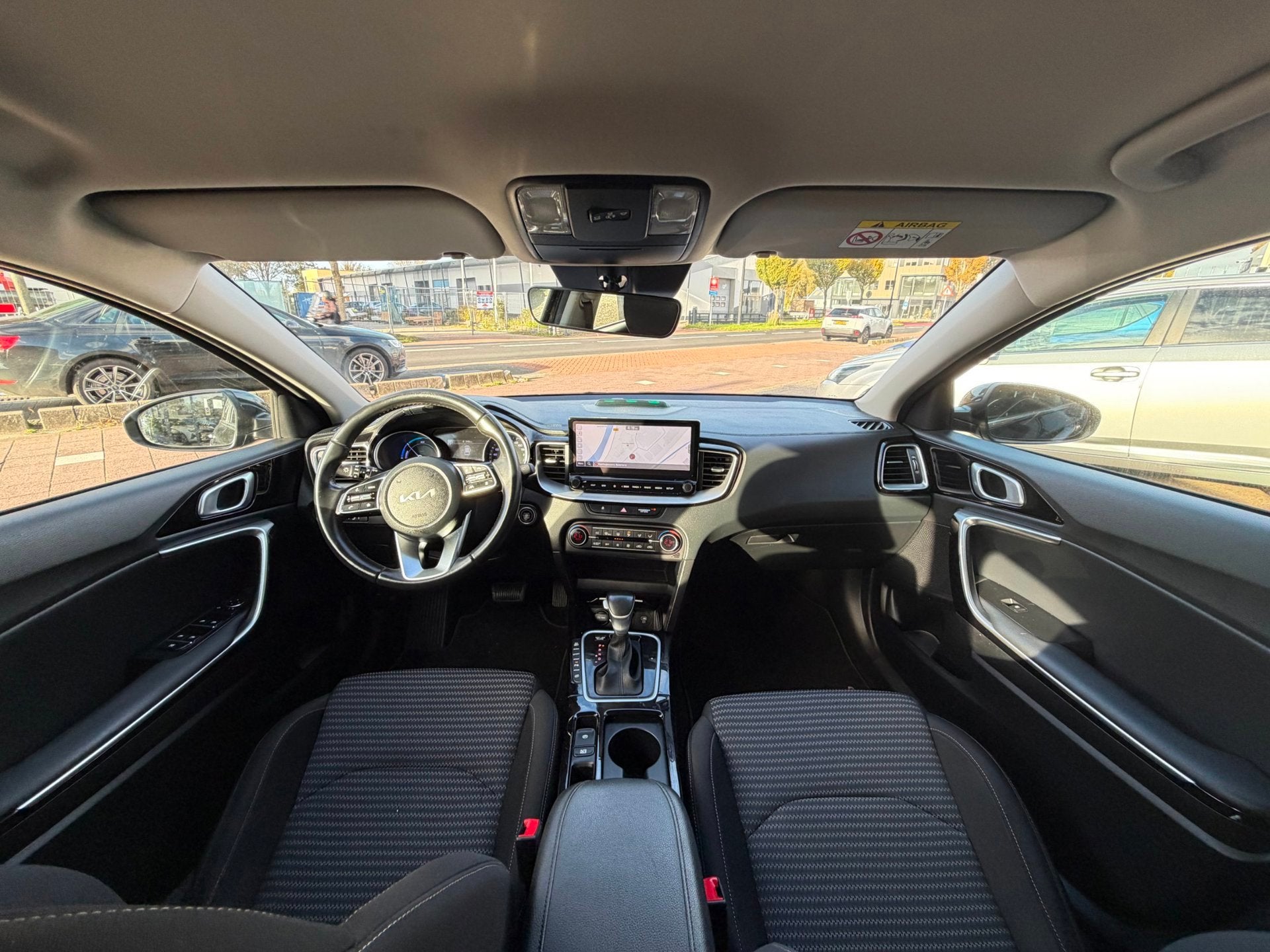 Kia Ceed Sportswagon 1.6 GDI PHEV DynamicLine AUT|ACC|NAV, Auto's, Gebruikt, Euro 6, Zwart, Grijs